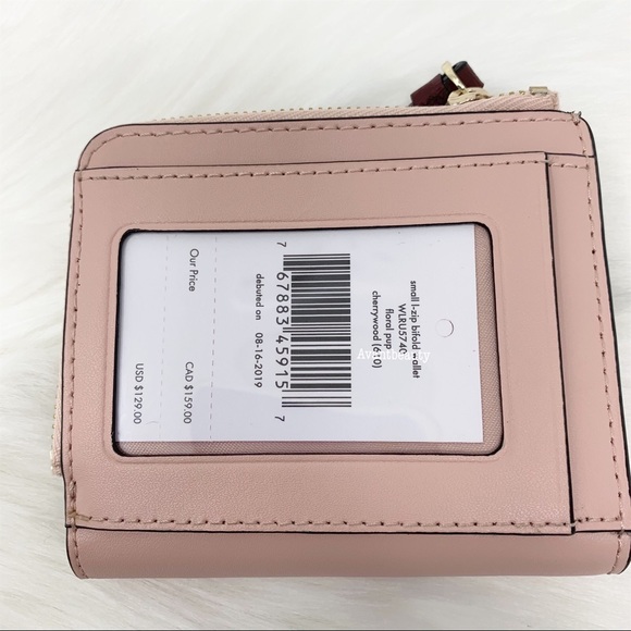 Kate spade small Lzip bifold wallet pup dog wallet - Picture 2 of 7